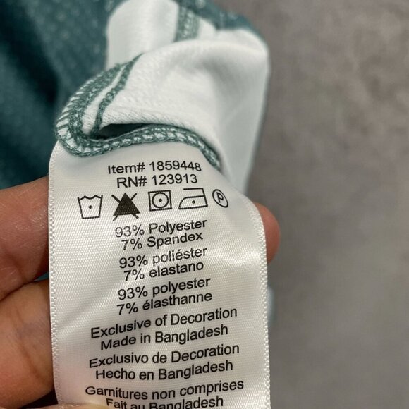 NEW Jachs New York Men's XL Short Sleeved Button-Up Shirt Green Printed - Picture 7 of 8